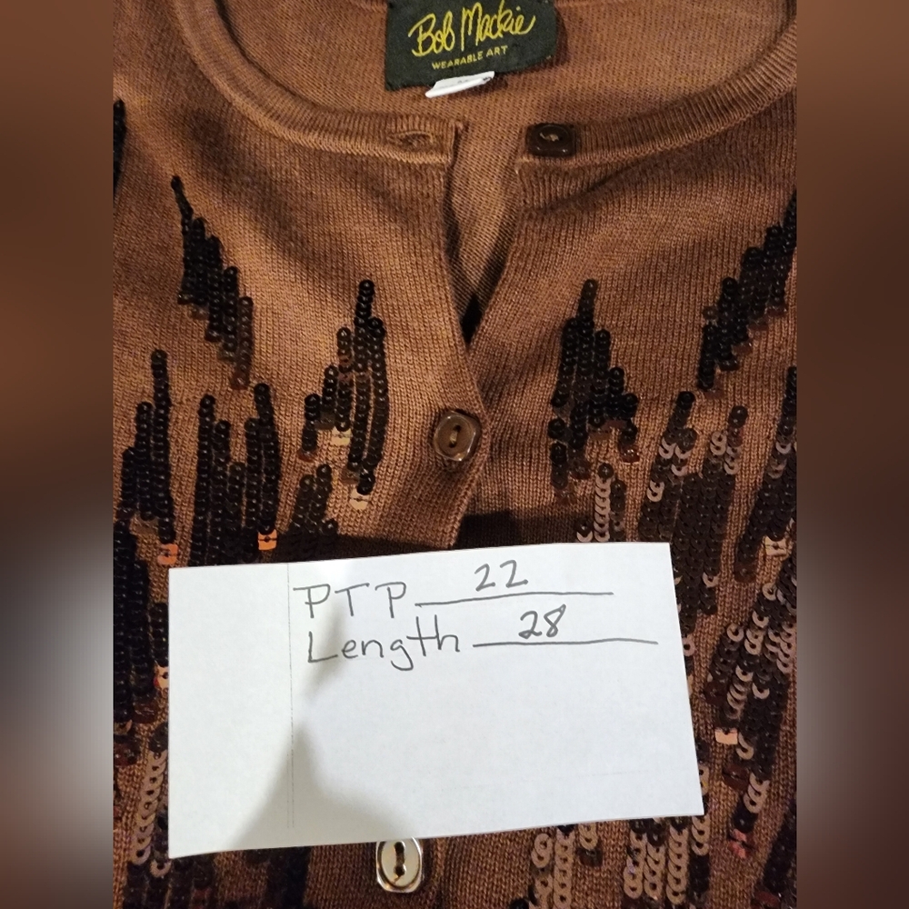 Bob Mackie Wearable Art Sweater - image 6